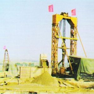 施工中的KP3000型鉆機(jī)
