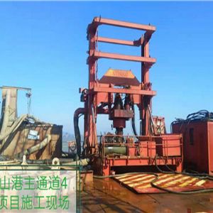 舟山港主通道4標項目施工現場