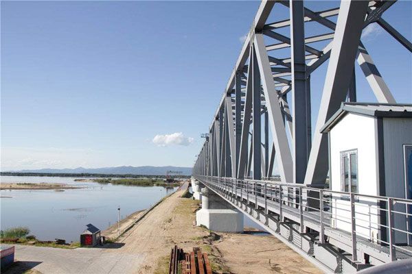 中俄同江鐵路界河橋樁基礎工程